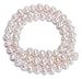 AD Beads Natural Freshwater White Pearl Round Beads 15 4mm 6mm 8mm 9mm 10mm 11mm 12mm 52mm - Image 2