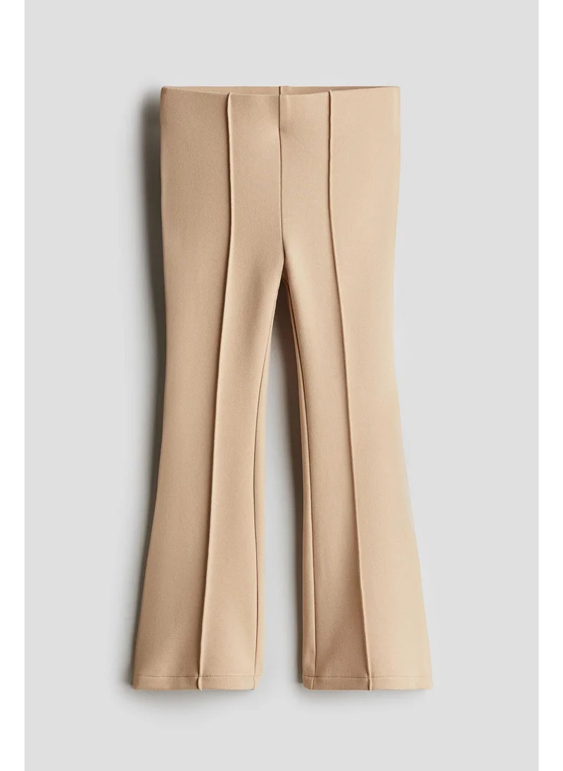 H&M Flared Ponte di Roma leggings