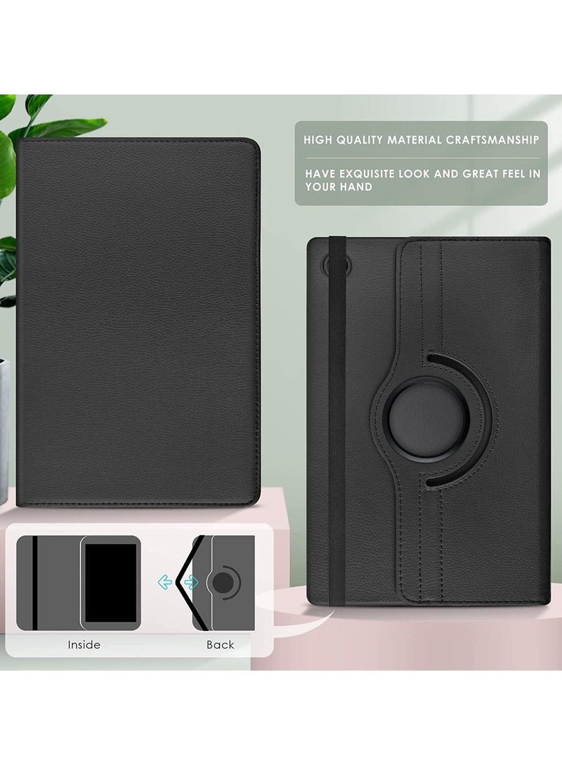 IAF Case Compatible with Galaxy Tab A8 10.5" Case (SM-X200/X205/X207), Galaxy Tab A8 Case 10.5 inch,Auto Sleep/Wake 360Â° Rotating Stand Folio Leather Case for Tab A8 2022 (Black) - Image 2