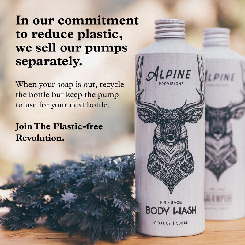 Alpine Provisions Cedar & Sandalwood Shampoo - Naturally Repair, Cleanse, and Hydrate with Essential Oils, Jojoba, Aloe Vera - Vegan, Sulfate & Plastic Free - Plant-Based Hair Care 16.9 FL Oz - Image 2