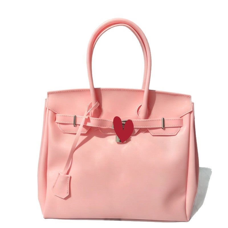 Minimalist kiikii Jelly Tote Bag 2026 New Large Capacity Travel Commuter Handbag - Image 5