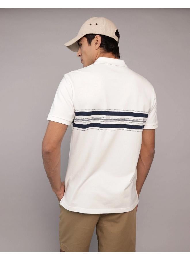 American Eagle AE Flex Pique Striped Polo Shirt - Image 4