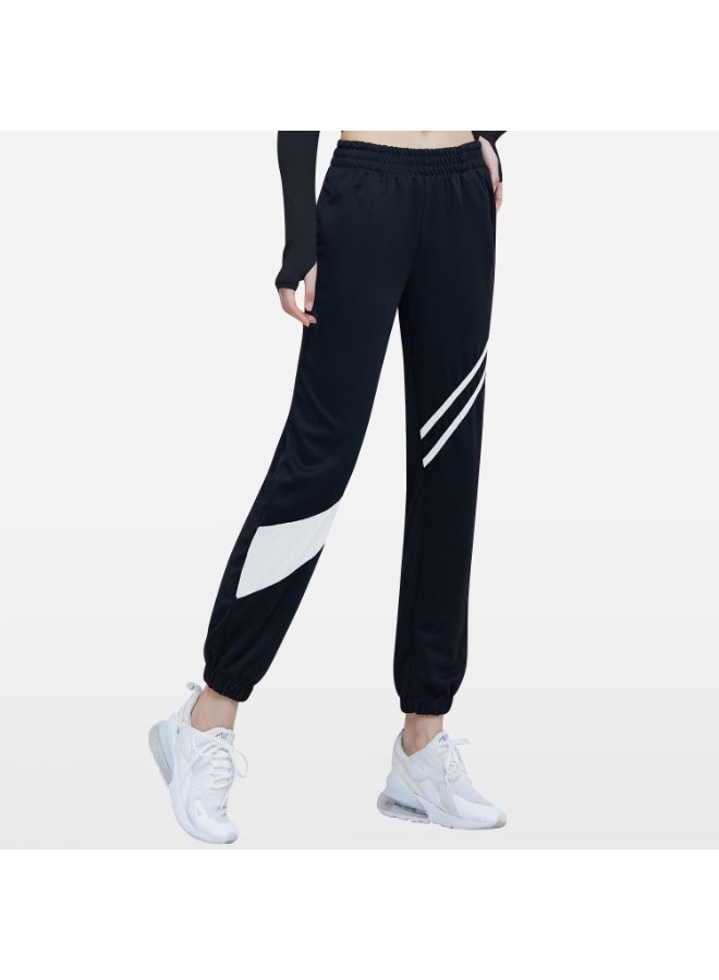 Quick Dry Running Trousers Women Elastic Waist Workout Pants With Pocket Fitness Sweatpants Female Loose Joggers Activewear - Image 1