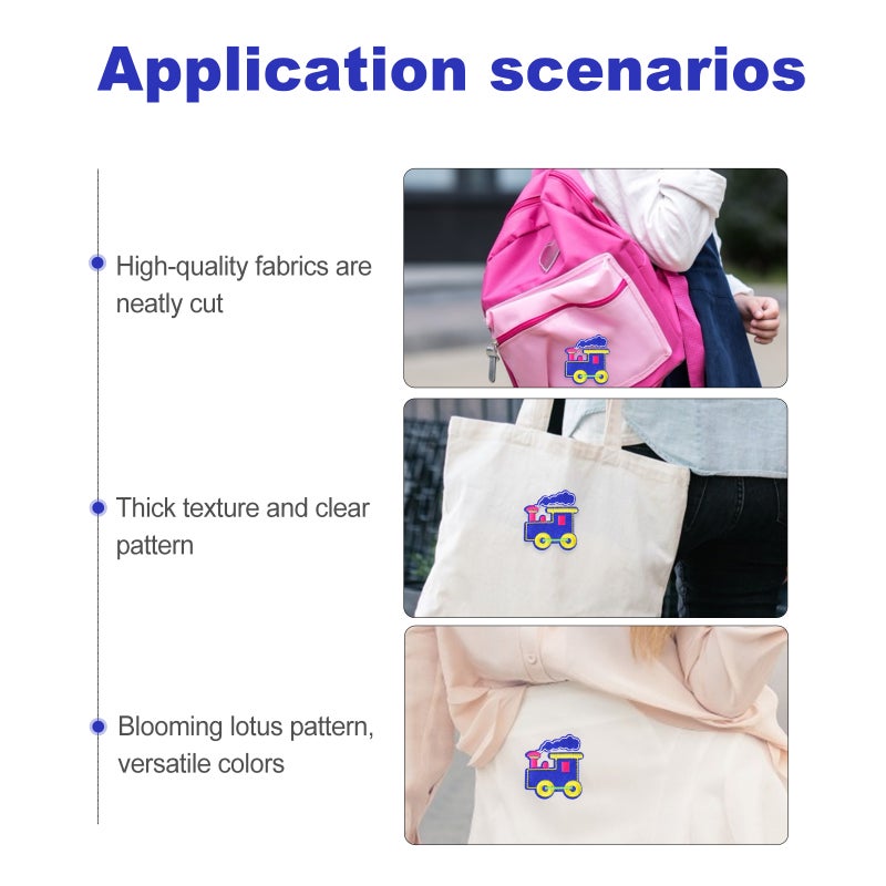 20 Pcs Cartoon Patches Lovely Embroidered Patches for Cloth Sewing - Image 2