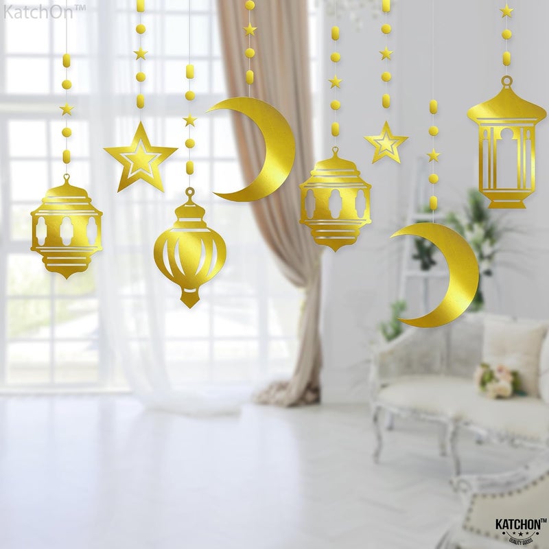 KatchOn Eid Mubarak Garland Decor – Islamic Eid Party Garland for Decorations – Pack of 1 - Image 2