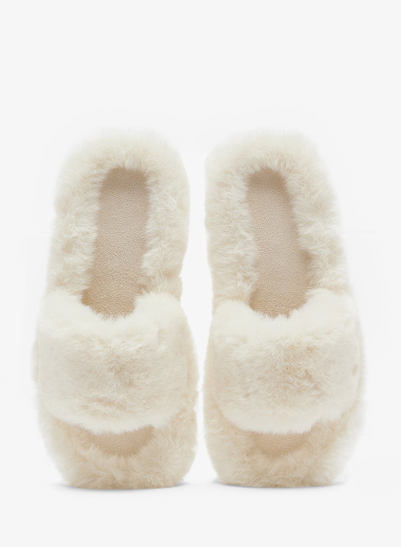 جينجر شبشب غرفة نوم فرو صناعي مريح - Image 4