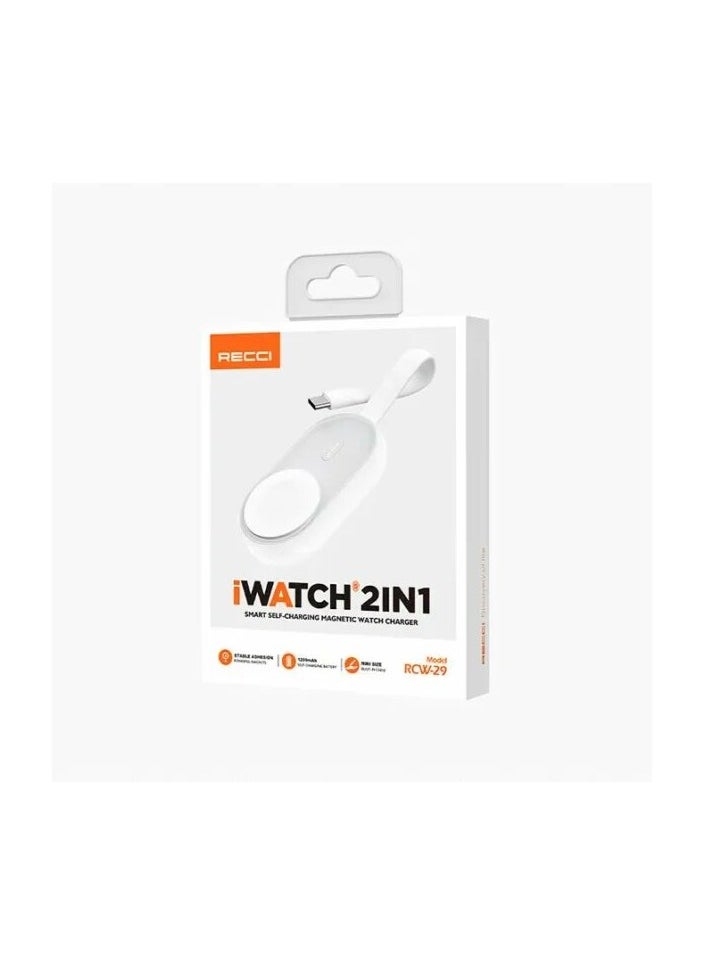 Recci Recci 2-in-1 Wireless Charger For Apple Watch RCW-29  - Image 3