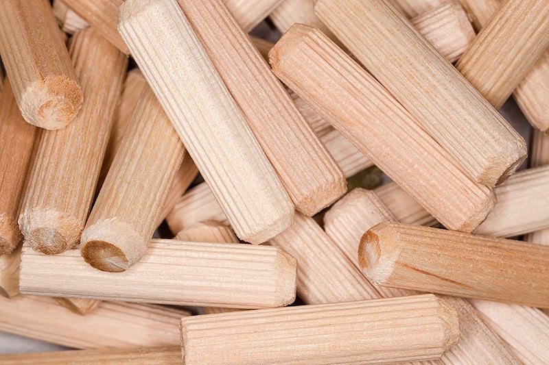 Atesler Wooden Dowels 10 x 40 mm, 100 Pcs, Woody Beige, Natural Finish - Image 2