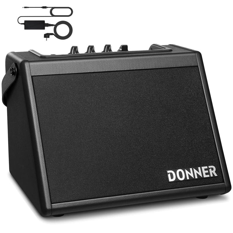 Donner Mini Electric Drum Amp 20W, Wireless Electronic Drum Amplifier Keyboard Speaker DDA-20 Protable for Home Practice - Image 1