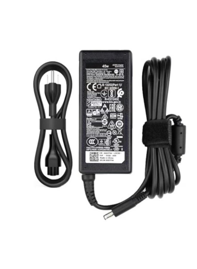 Terabyte Charger Fit for Dell Inspiron 11/13/14/15/17 3000 5000 7000 Series(3583 3593 5570) Latitude E5450 XPS 13-45 Watt AC 2-in-1 Computer Power Adapter Cord - Image 1