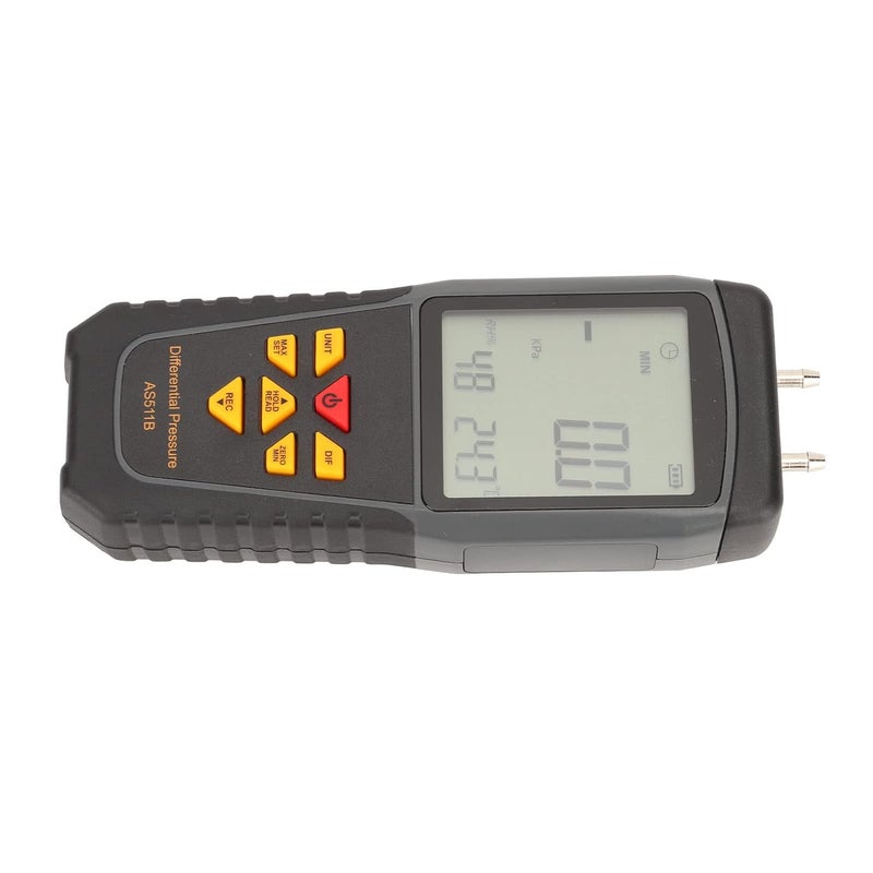 Differential Pressure Gauge Handheld Digital Gas Pressure Tester, LED Backlit Display, Stable Measurement, Multi - Unit Mode Switching, Industrial Use - Image 4