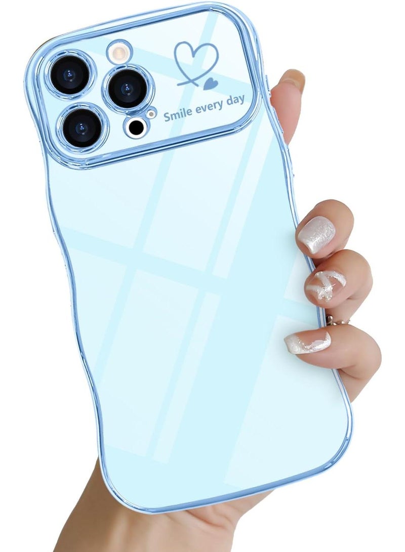 Y&D Suitable For Iphone 12 Pro Electroplated Love Large Window Wave Drop Resistant Phone Case - Image 1