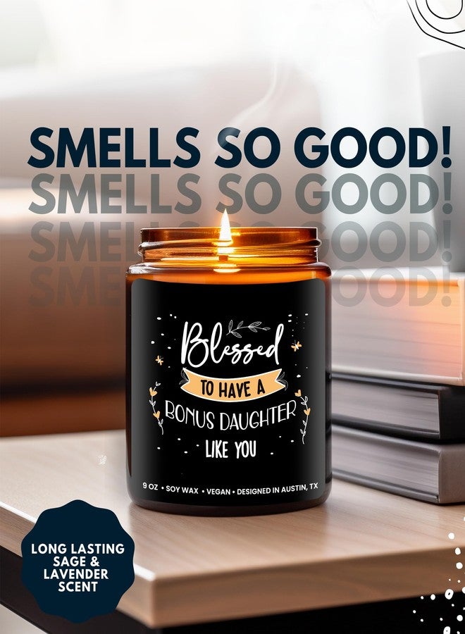 Rosa Vila Bonus Daughter Candle, Bonus Daughter Gifts from Stepmom, Stepdaughter Gifts for Mother's Day, Birthday Gift for Stepdaughter, Daughter in Law Christmas Presents from Mother in Law, Gift Ready - Image 5