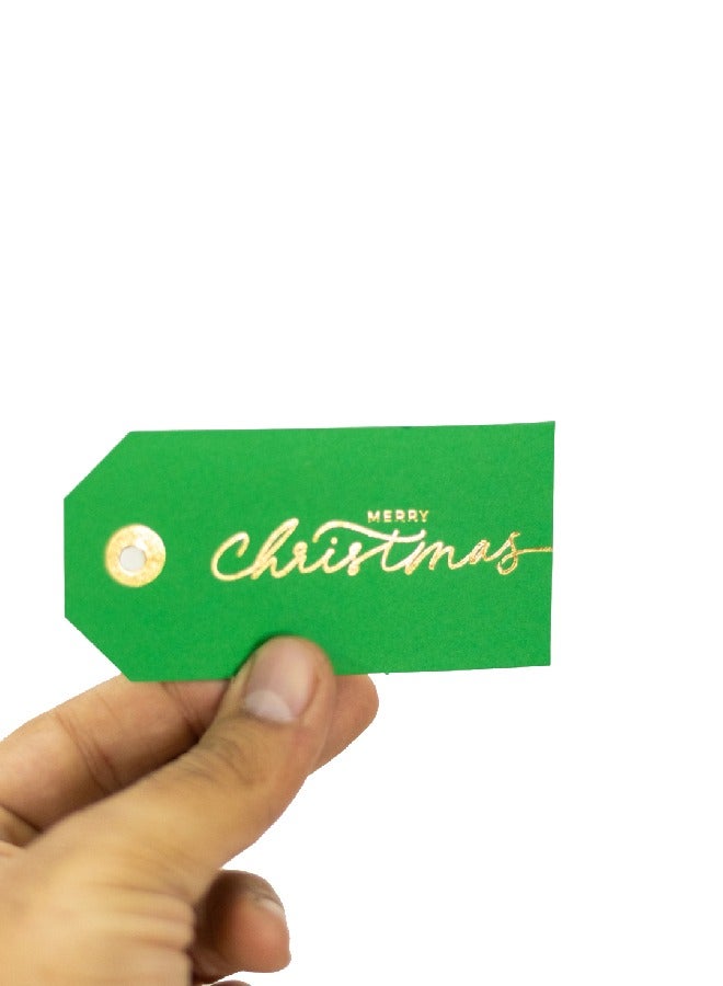 ذا بارتي بوبير بطاقات هدايا عيد ميلاد سعيد باللونين الأحمر والأخضر - Image 2