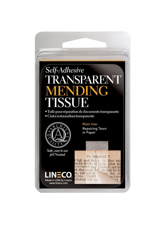 Lineco Transparent Mending Tissue 1/2 In. X 12 Ft. Roll  - Image 1