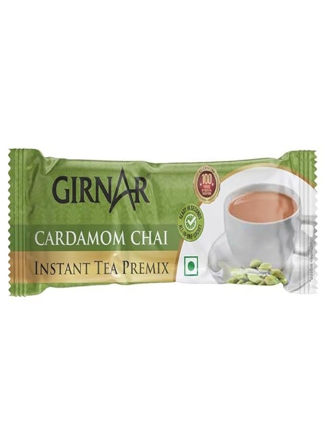 Girnar Cardamom Chai Instant Tea Premix, 10 Single Serve Sachets, Ready to Serve Hot Beverage Mix - Image 4