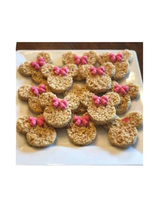 واي جيه ميكي ماوس على شكل الفولاذ المقاوم للصدأ سكاكين طقم أحمر / فضي 1 قطعة - Image 5