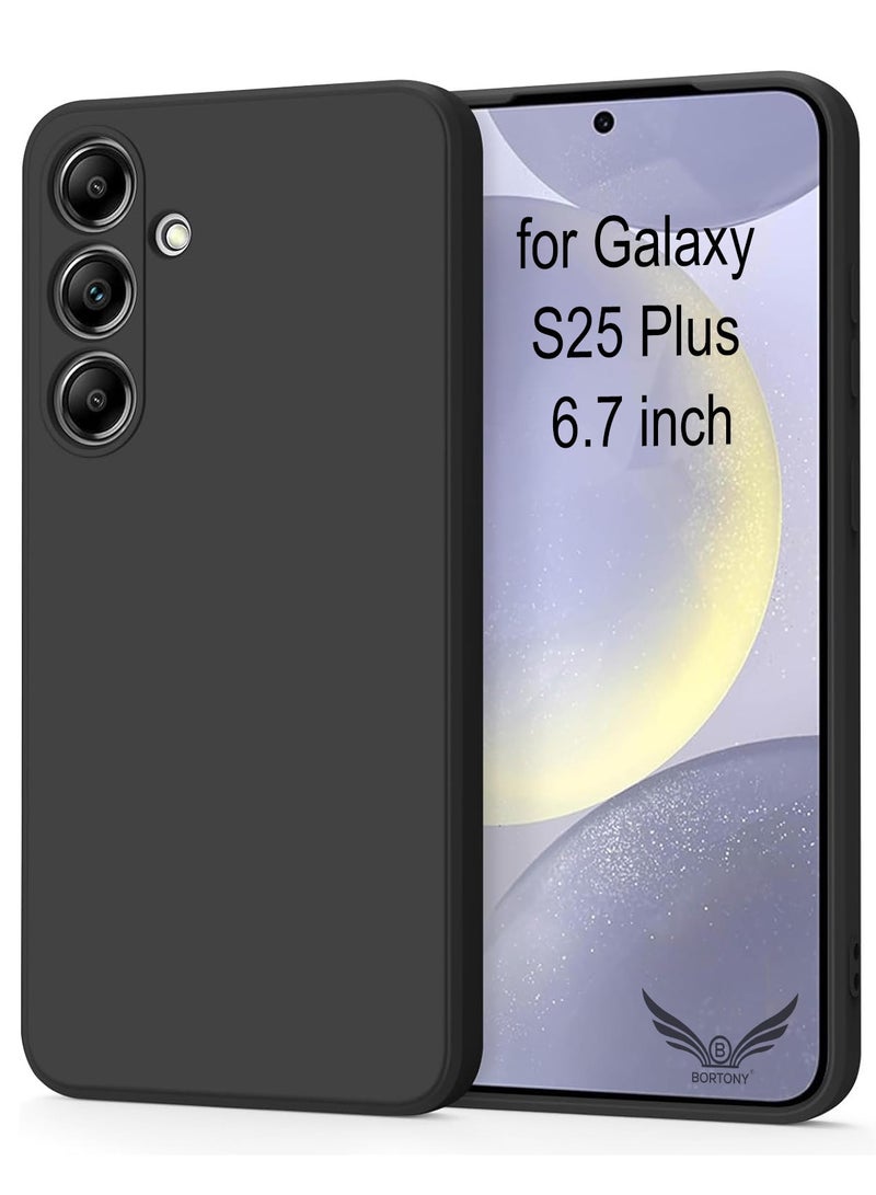 BORTONY Samsung Galaxy S25 Plus Case Liquid Silicone Gel Rubber Anti Scratch Galaxy S25 Plus Cover Protective Case for Samsung Galaxy S25 6.7 Inch - Image 1