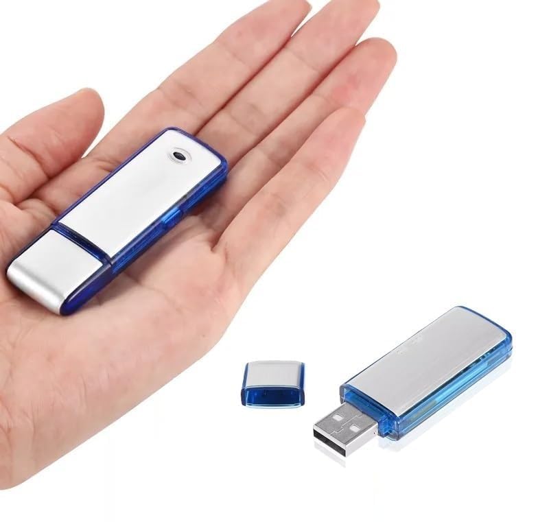 FREDI HD PLUS USB Voice Recorder 8GB Inbuilt Memory | Clear Audio Recording Pen Drive | Easy One-Touch Recording | OTG Mobile Playback Support | Portable Recorder for Study, Office & Personal Notes - Image 1