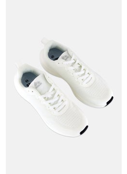 RBX Women Lace Up Brand Logo Outdoor Shoes, White  - Image 3