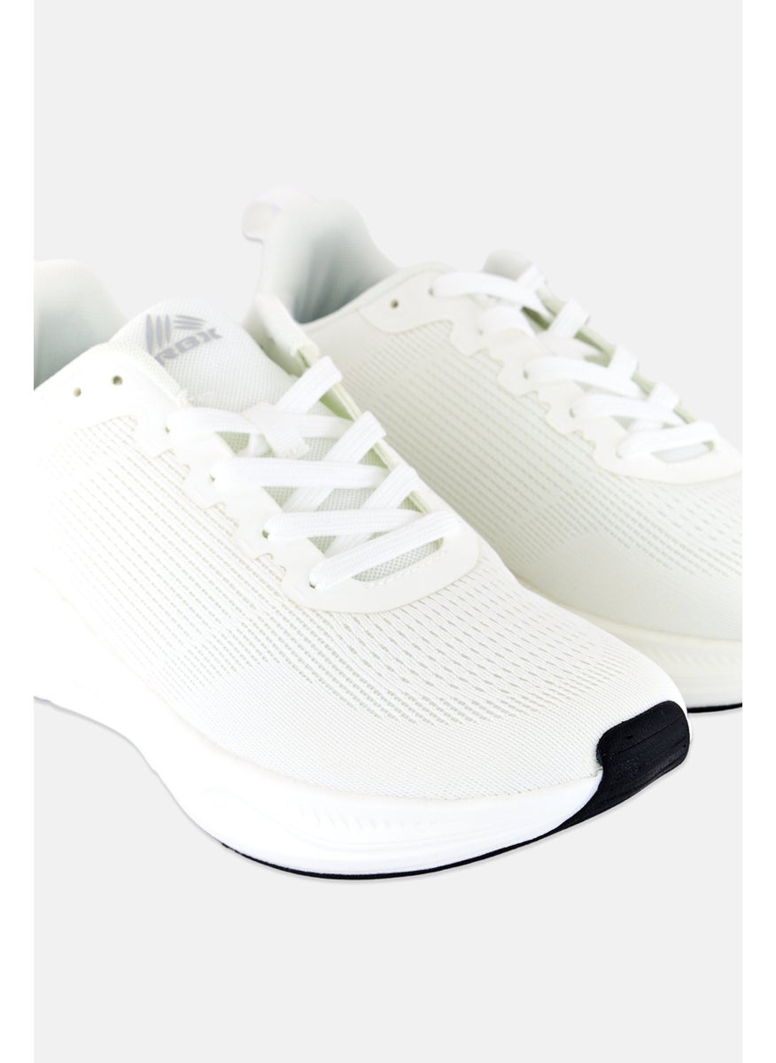 RBX Women Lace Up Brand Logo Outdoor Shoes, White  - Image 4