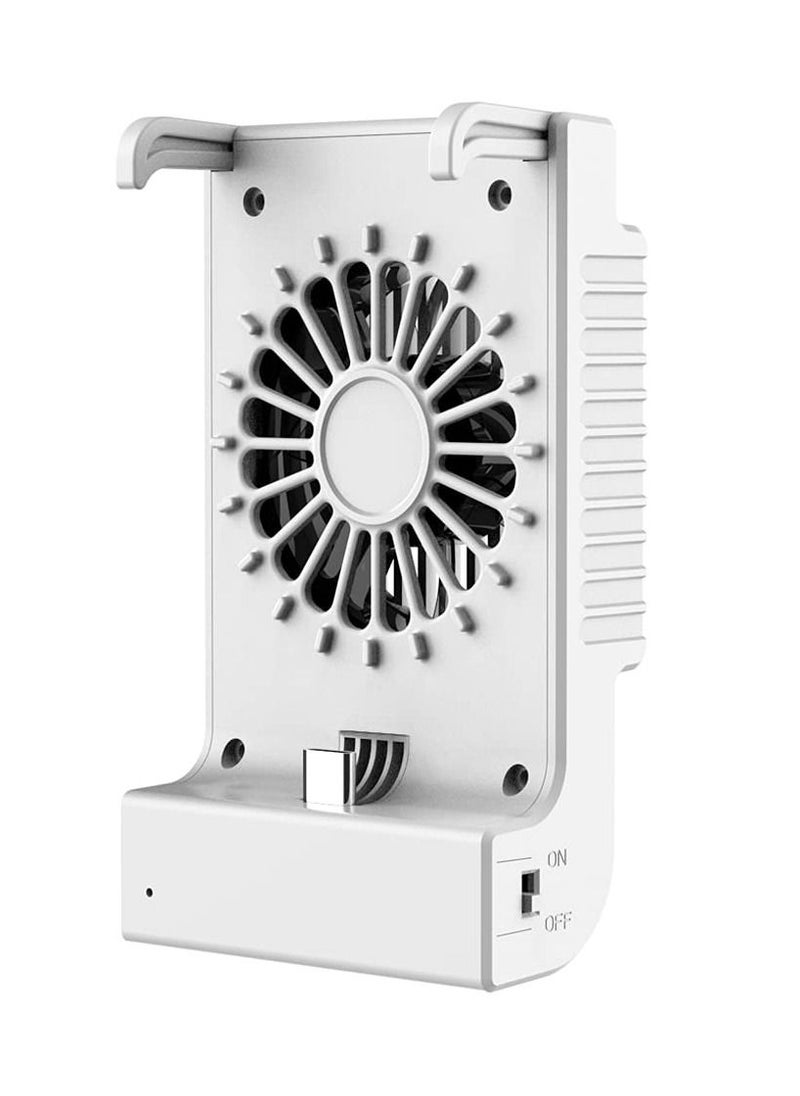 SYOSI - Charger Dock for Switch OLED and Switch Lite, Portable Charging Stand Cooling Station with Cooling Fan for Switch and Switch Lite Accessories (White), 11.5x7x3.7CM (DSS-93) - Image 1
