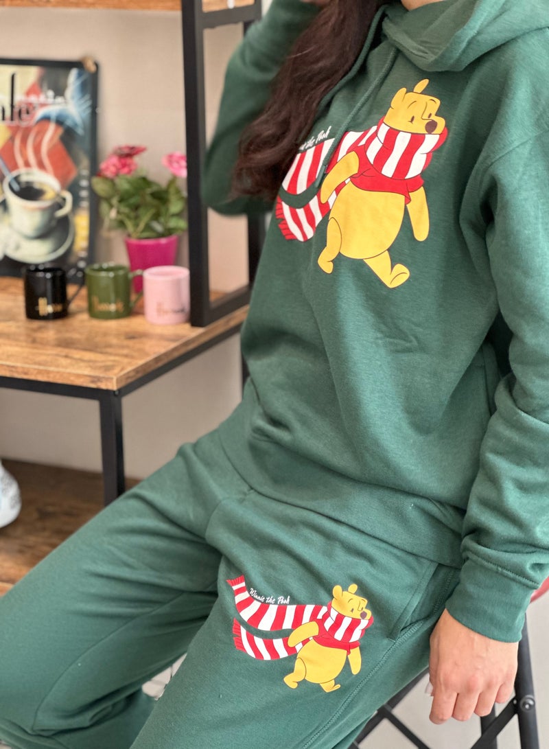 Winnie The Pooh Hoodie with matching pants, S size - Image 2