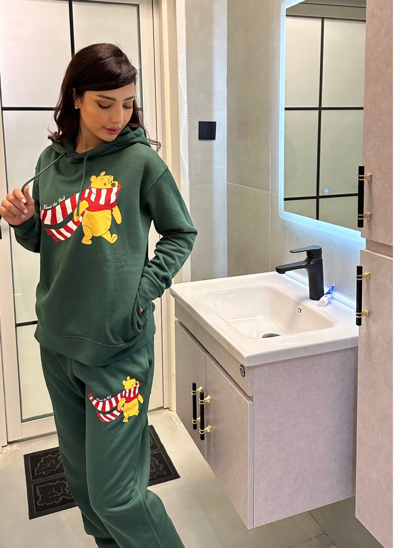 Winnie The Pooh Hoodie with matching pants, S size - Image 4
