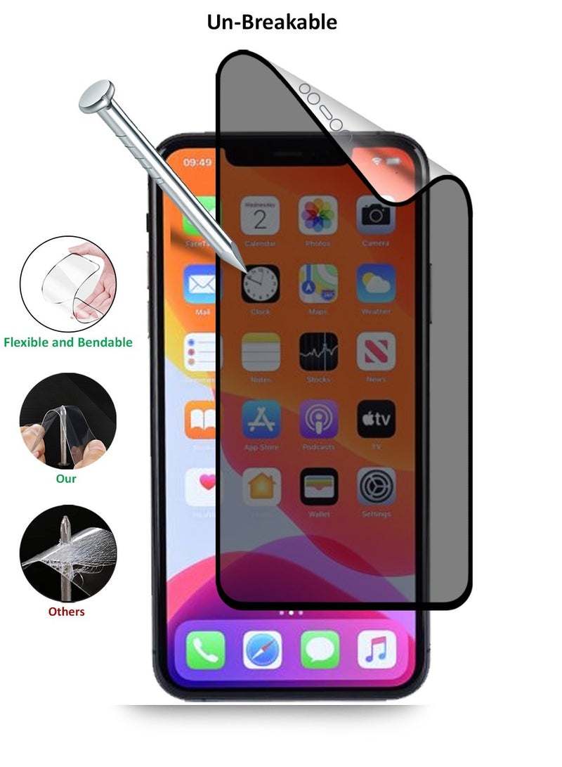 Techie حماية شاشة خصوصية مات غير لامع من أبل آيفون 11 برو ماكس - Image 5