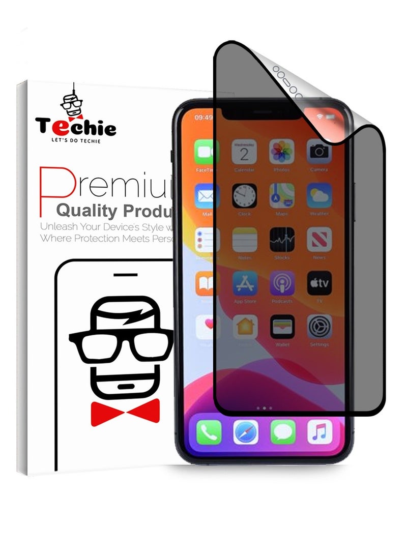 Techie حماية شاشة خصوصية مات غير لامع من أبل آيفون 11 برو ماكس - Image 1