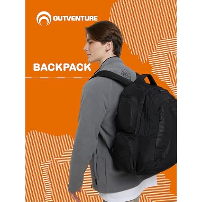 Outventure حقيبة ظهر أولاد  حقيبة مدرسية عالمية  حقيبة رياضية مع قسم لحمل اللابتوب  طلاء مقاوم للماء - Image 2