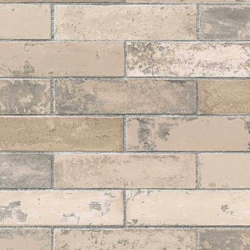 Norwall KV27423 Swiss Brick Wallpaper , Beige - Image 4