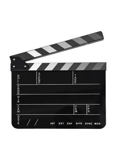 Acrylic Clapperboard Film Clapboard Movie Director's Slate Cut Action Scene Clapper Board Film Slate Dry Erase