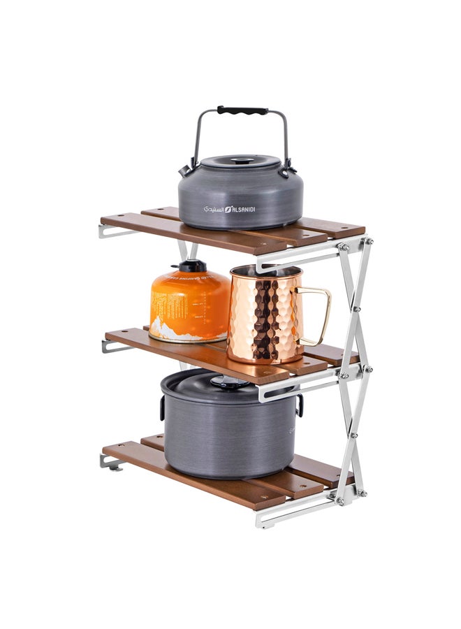 دي بي تي طاولة قابلة للطي 3دور 33* 17.5* 8 سم تتحمل 20 كجم - Image 3