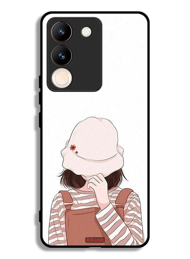 Tolwak vivo V29e Protective Case Cover Hide Face By Hat - Image 1