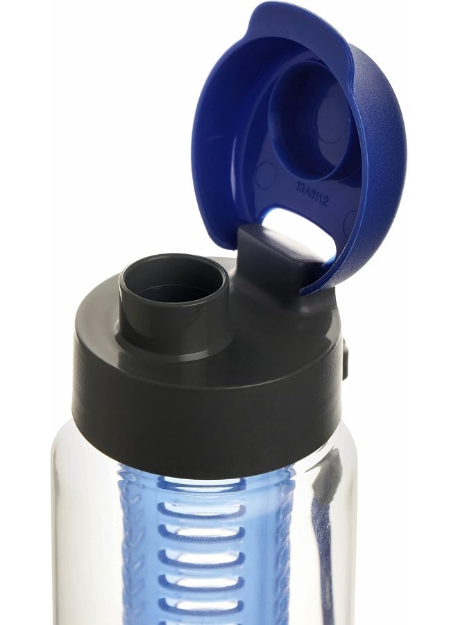 Cello زجاجة ماء مع مصفاة فواكه وشاي من سيلو ديتوكس| مضادة للتسرب| خالية من BPA| متينة، 750 مل، زرقاء (عبوة من 1) - Image 5