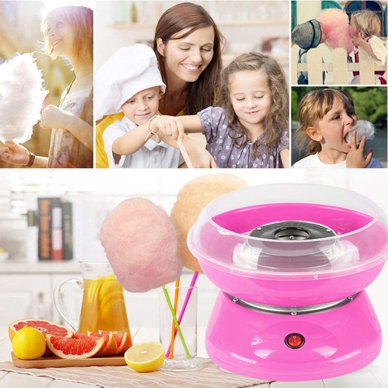 JENY Cotton Candy Machine Electric Candy Floss Makar Machine with Candy Floss Sticks for Home Birthday Family Party Multicolor - Image 5
