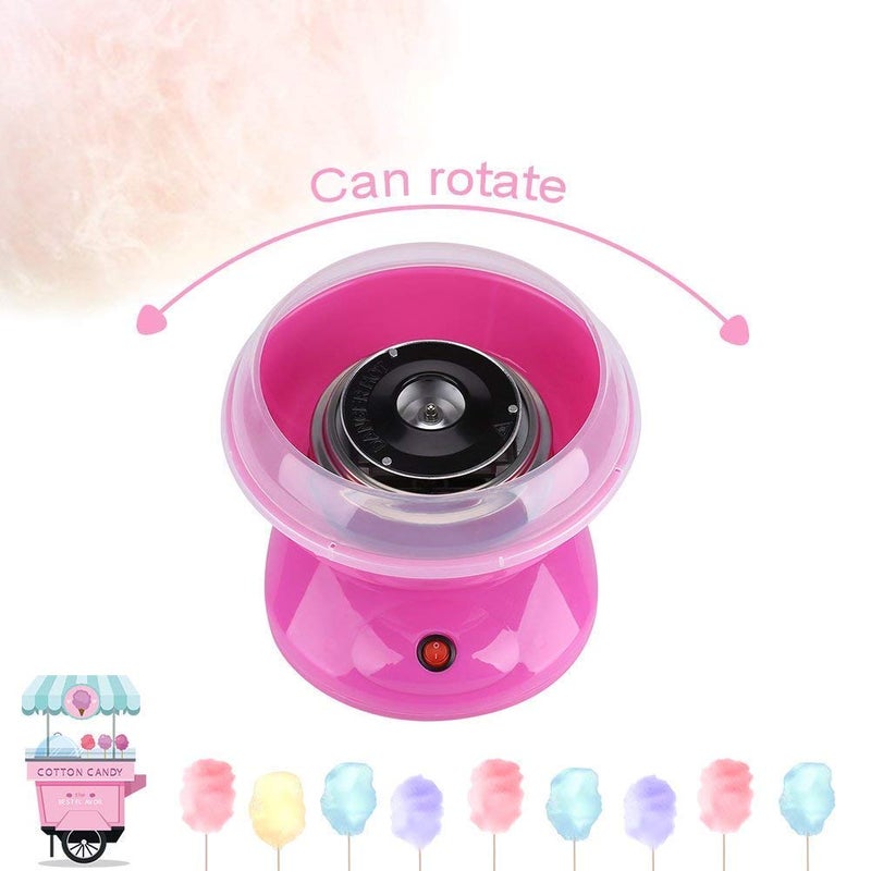 JENY Cotton Candy Machine Electric Candy Floss Makar Machine with Candy Floss Sticks for Home Birthday Family Party Multicolor - Image 4