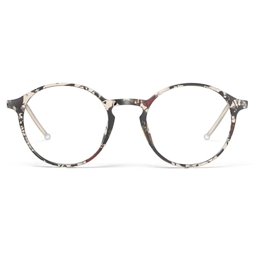 VISOONE Round Lightweight Blue Light Blocking Glasses Women Men Fashion Cute Thin Eyewear Niko - Image 3