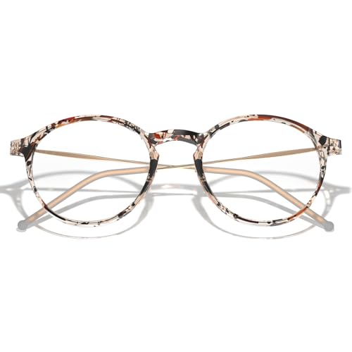 VISOONE Round Lightweight Blue Light Blocking Glasses Women Men Fashion Cute Thin Eyewear Niko - Image 5