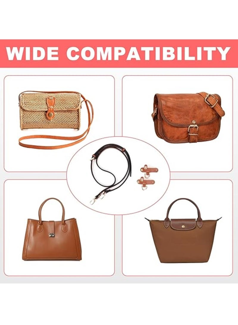 Generic Punch-Free Adjustable Buckle Design Suit For mini bag strap - Leather Brown - Image 4