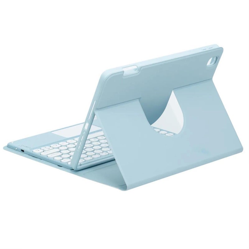 Suitable For Ipad360 Rotating Tablet Protective Case 9Th Generation Round Key Bluetooth Keyboard Air6 Magnetic Pro11 Tablet Case - Image 4