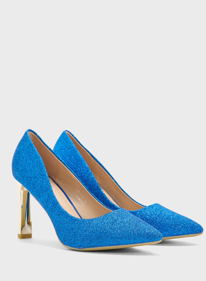 BR High Heeled Pointed Pump  - Image 4