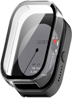 FTRONGRT FTRONGRT Cover for CMF Watch Pro D395, PC + Tempered Screen Film, All-Inclusive Protection, Shock Resistant, Case for CMF Watch Pro D395 Smartwatch. Transparent 