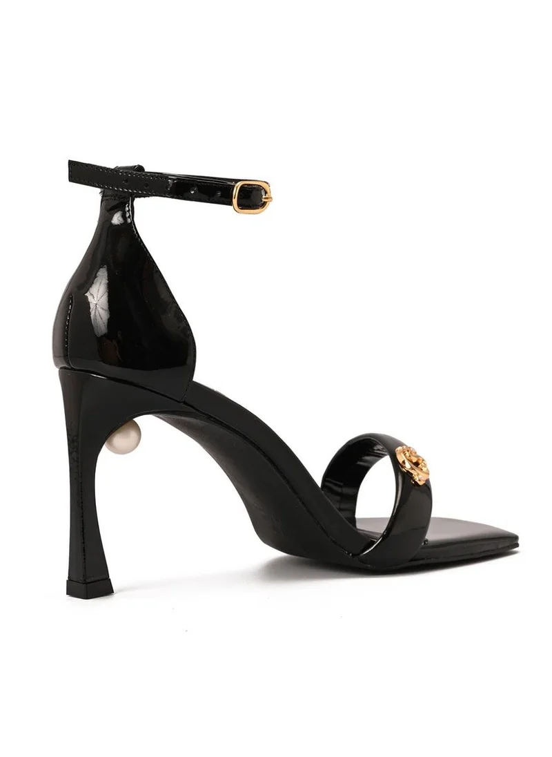 Carmen Steffens  Black Square Sandal for Women | Best Price UAE