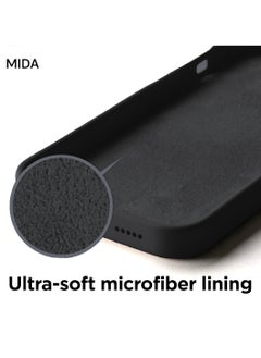 Mida iPhone 15 Silicone Case Cover, full body protection case with a soft silky feel, shockproof cover with microfiber lining  - Image 2
