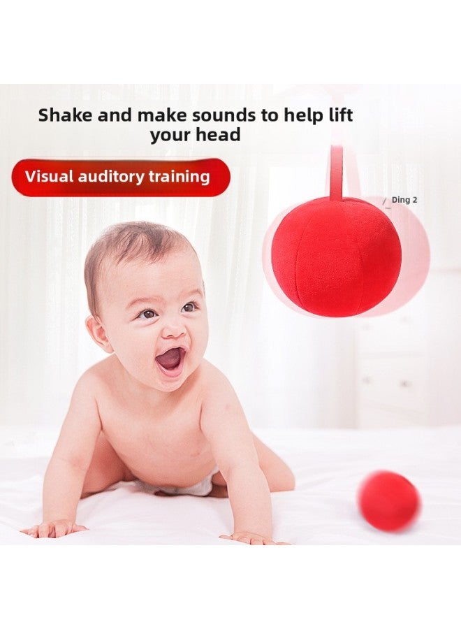 Baby Chasing Red Ball Vision Training Baby Hand Catch Ball Small Cloth Ball Toy Newborn Early Education 3 Months 2 Vision-Color:[All-round] Full Training Set Of 10 (0-12 Months) - Image 2