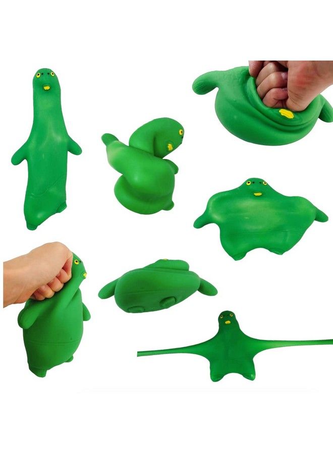 HIPIHOM Green Head Fish Toy Decompress And Squeeze Stress Toy Figure For Adults Relief Anti Anxiety Mini Gadget To Relax (Large) - Image 3