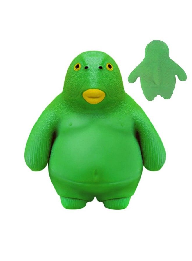 HIPIHOM Green Head Fish Toy Decompress And Squeeze Stress Toy Figure For Adults Relief Anti Anxiety Mini Gadget To Relax (Large) - Image 1