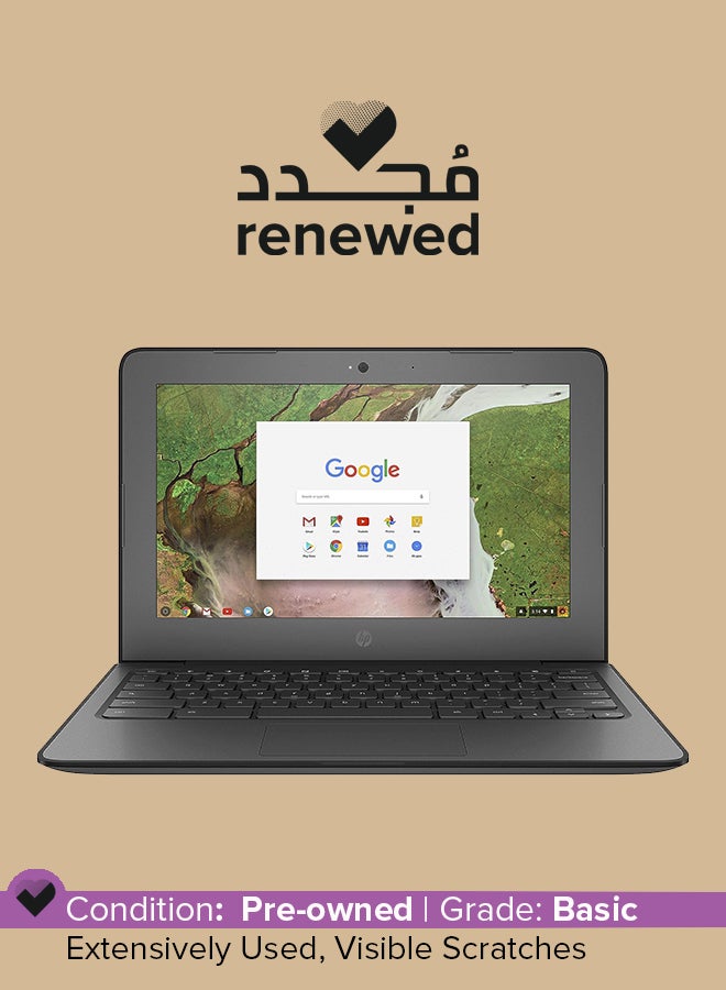 HP تم تجديده - Chromebook 11 G6 EE مقاس 11.6 بوصة Chromebook Intel Celeron 1.10 جيجا هرتز و2 جيجا بايت و16 جيجا بايت نظام تشغيل Chrome - Image 1